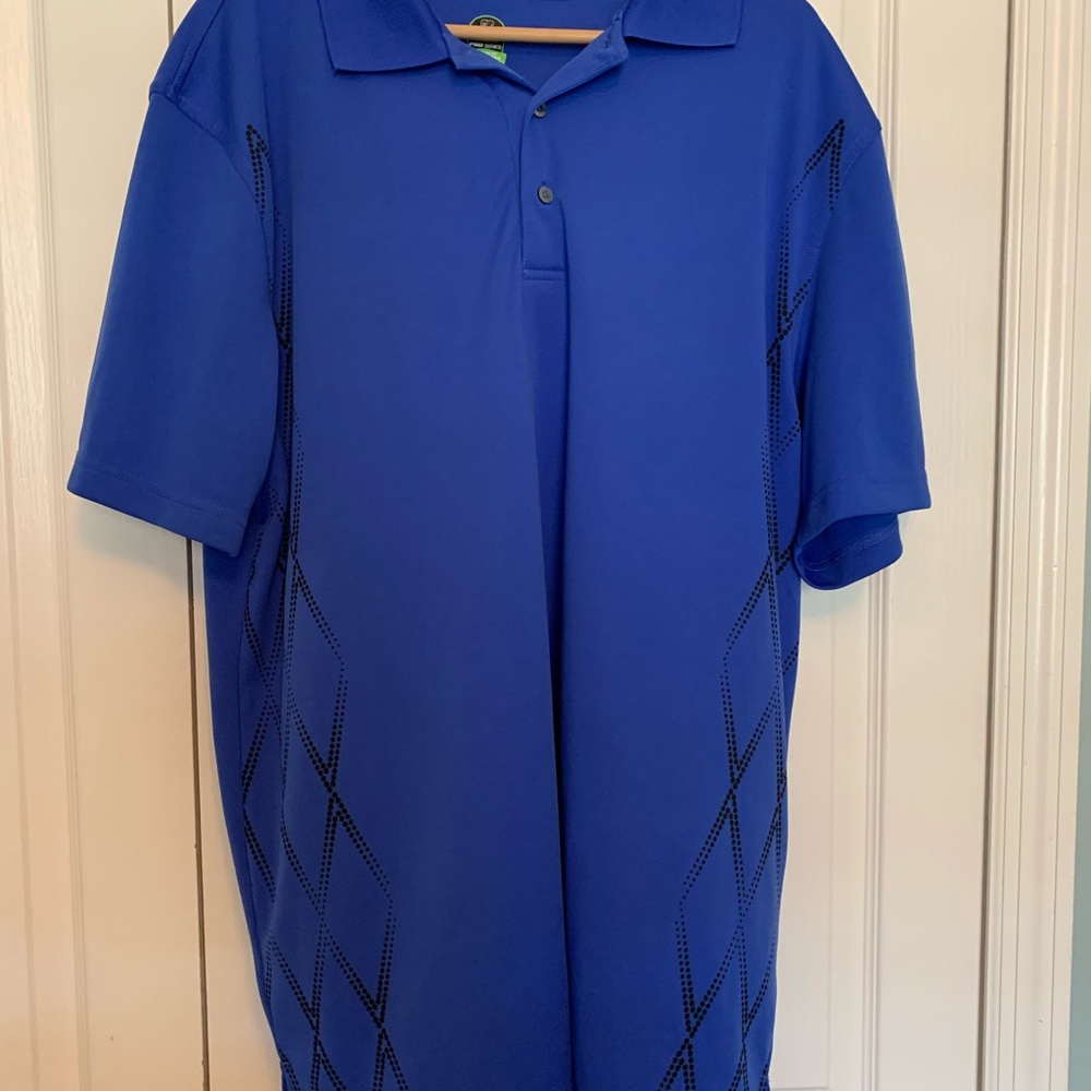 PGA Tour Pro series royal blue golf shirt